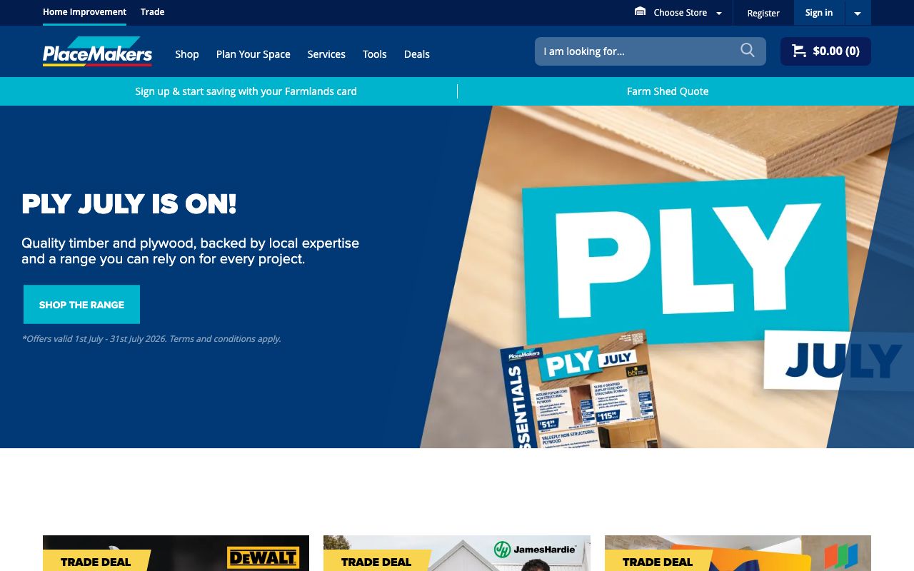 Preview of PlaceMaker's website