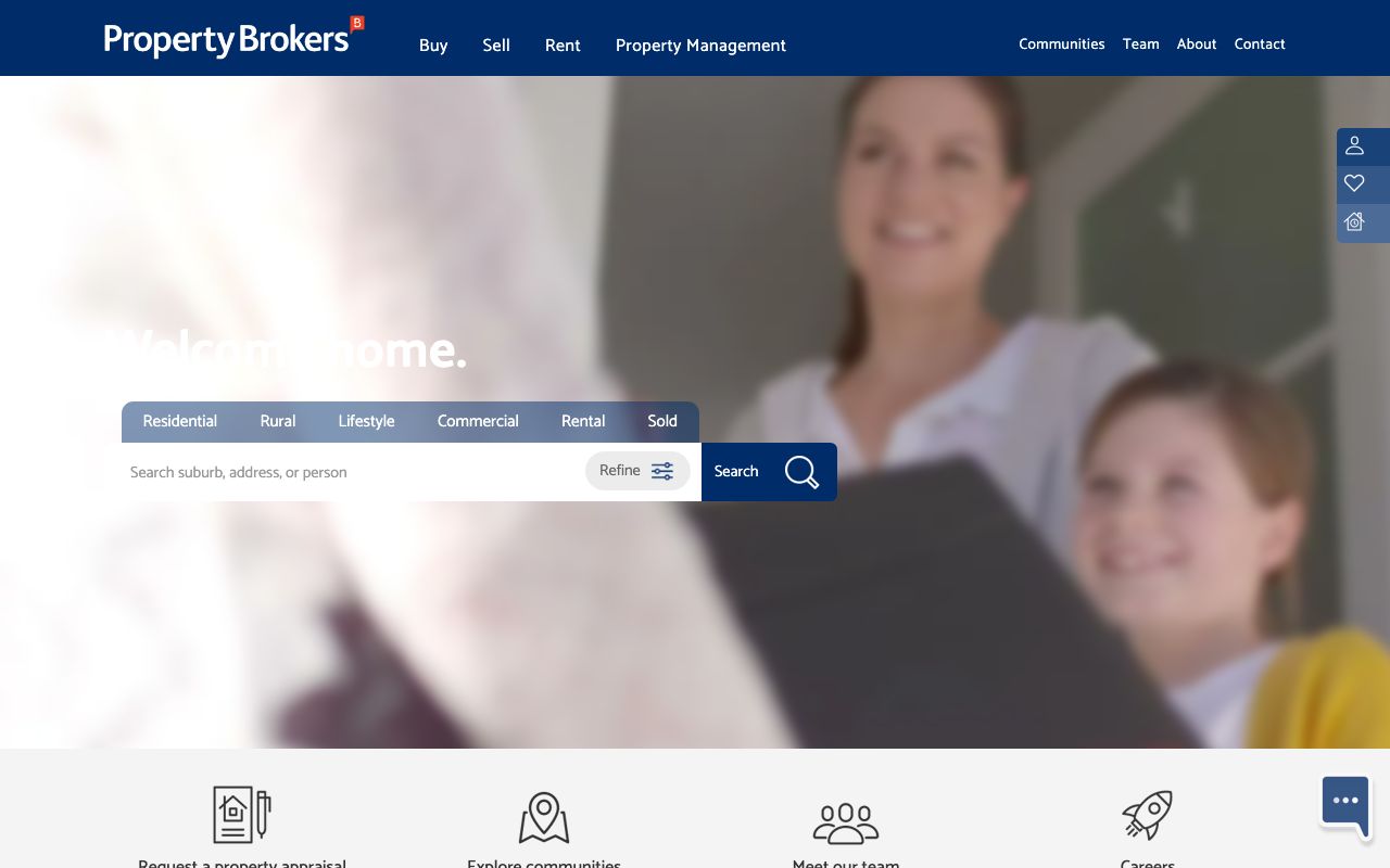 Preview of Property Brokers's website