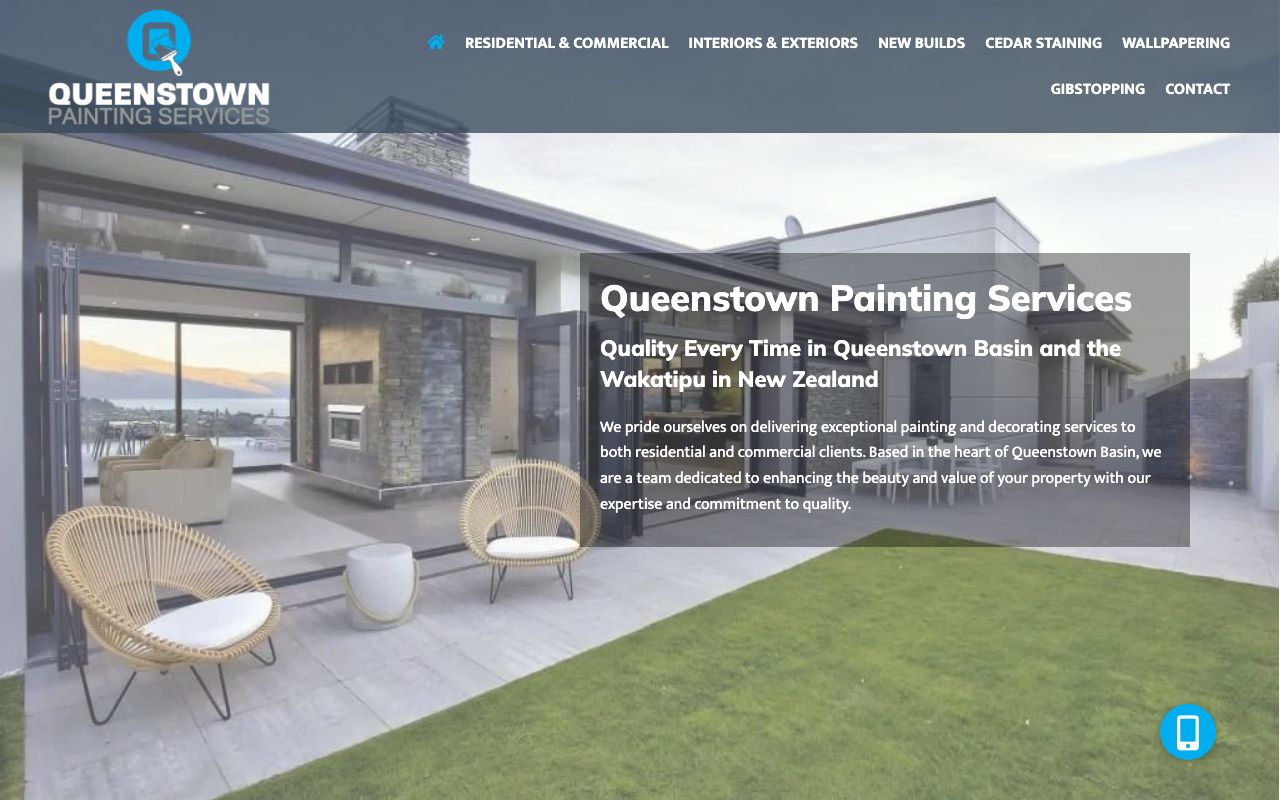 Preview of Queenstown Painting Services's website