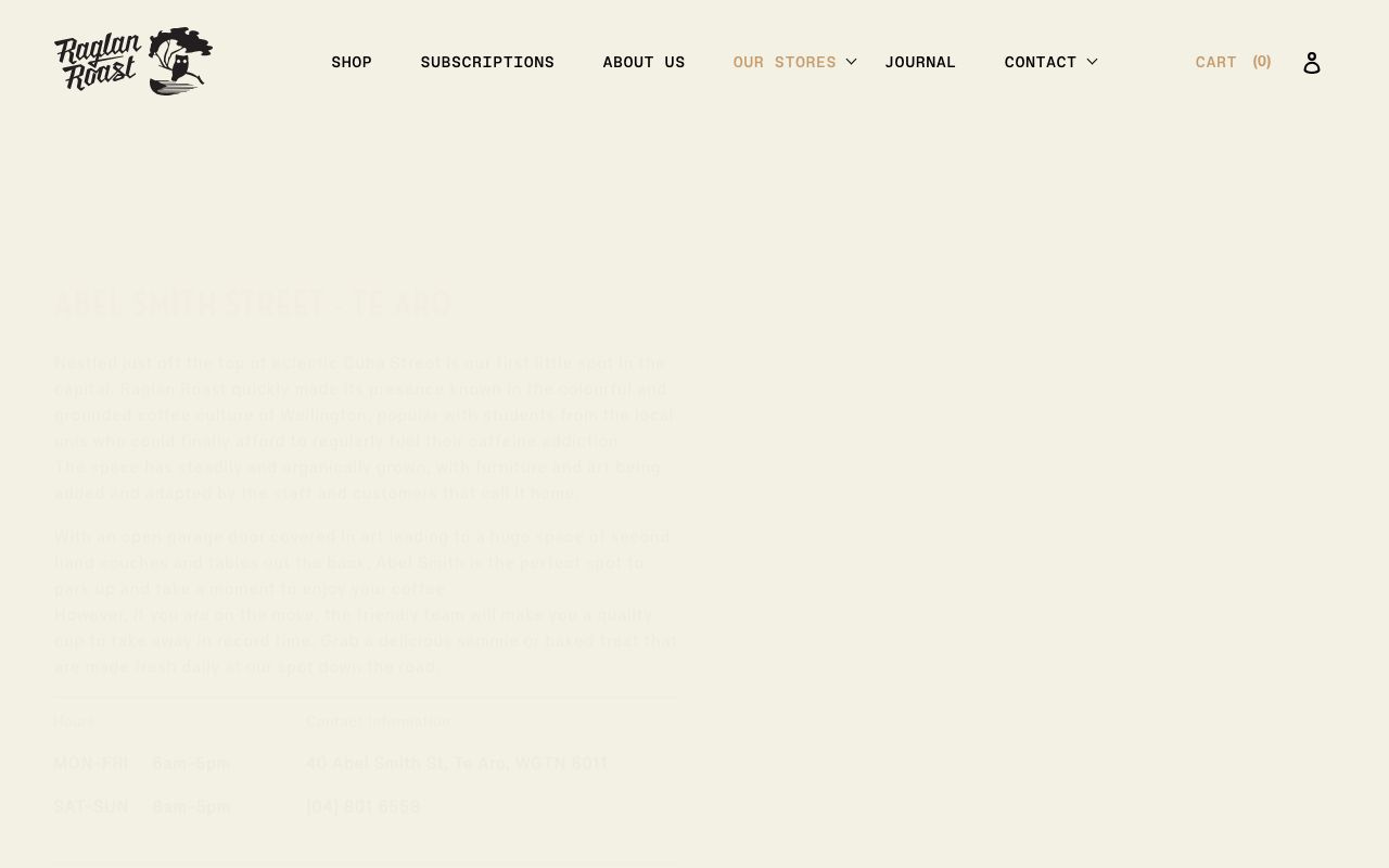 Preview of Raglan Roast's website