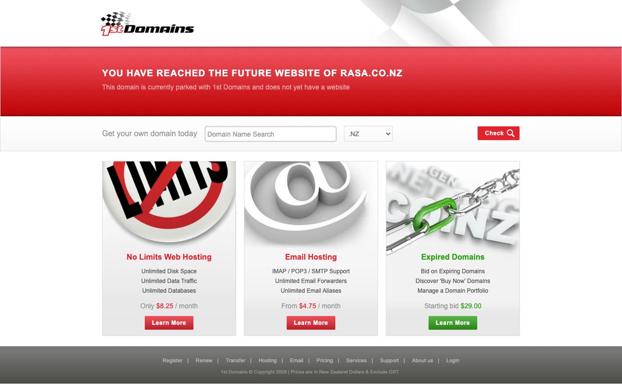 Preview of Rasa's website