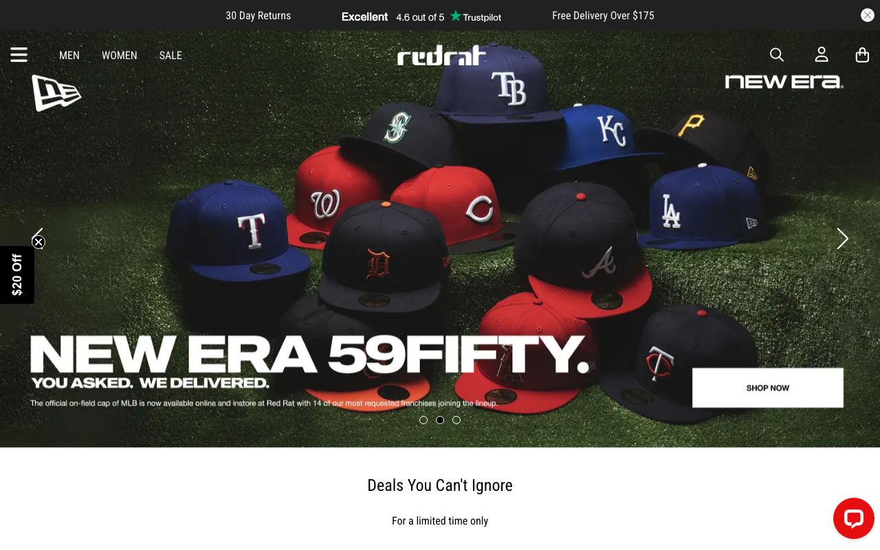 Preview of Red Rat's website