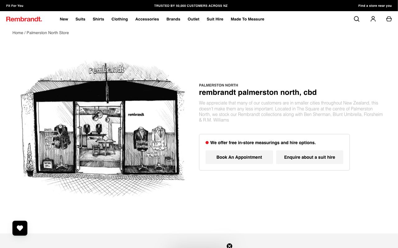 Preview of Rembrandt's website