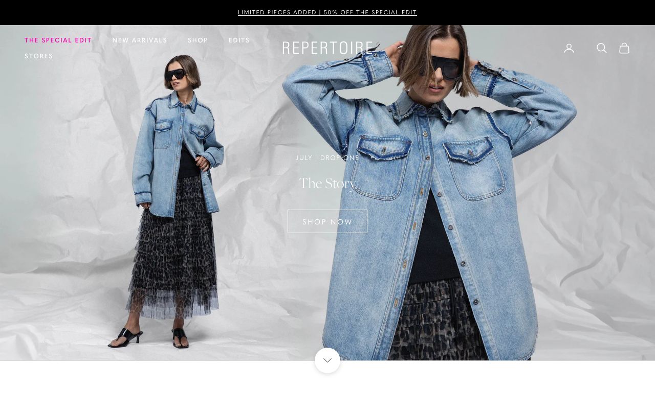 Preview of Repertoire's website