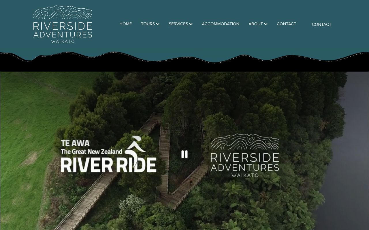 Preview of Riverside Adventures's website