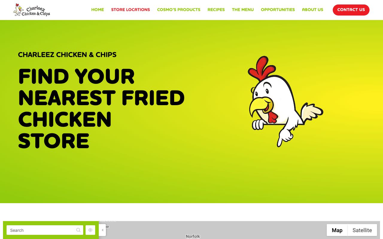 Preview of Roadhouse Café's website