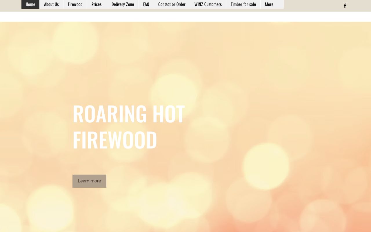 Preview of Roaring Hot Firewood's website