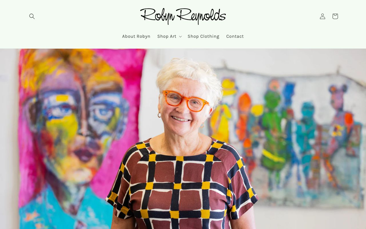 Preview of Robyn Reynolds Clothing's website