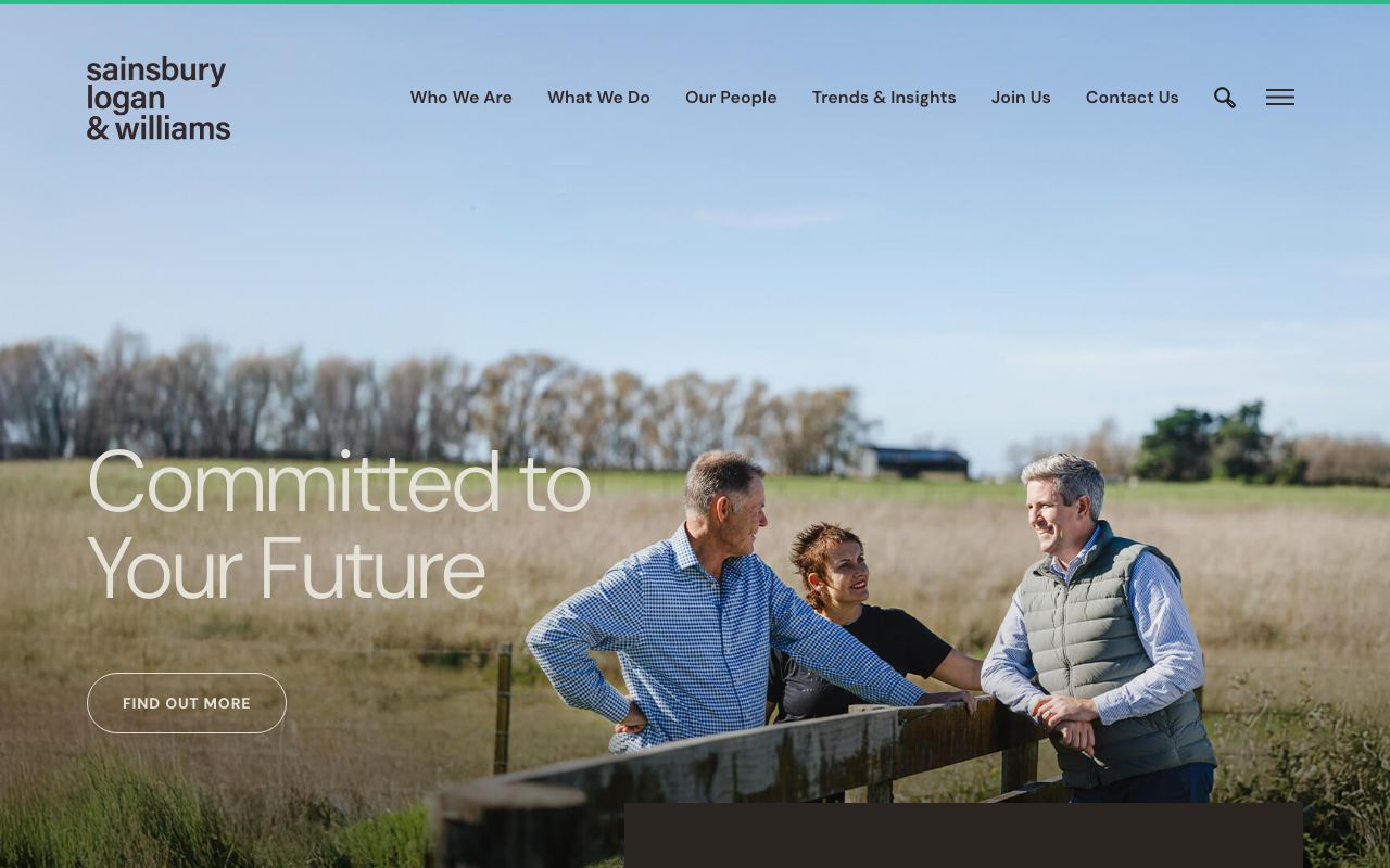 Preview of Sainsbury Logan and Williams's website
