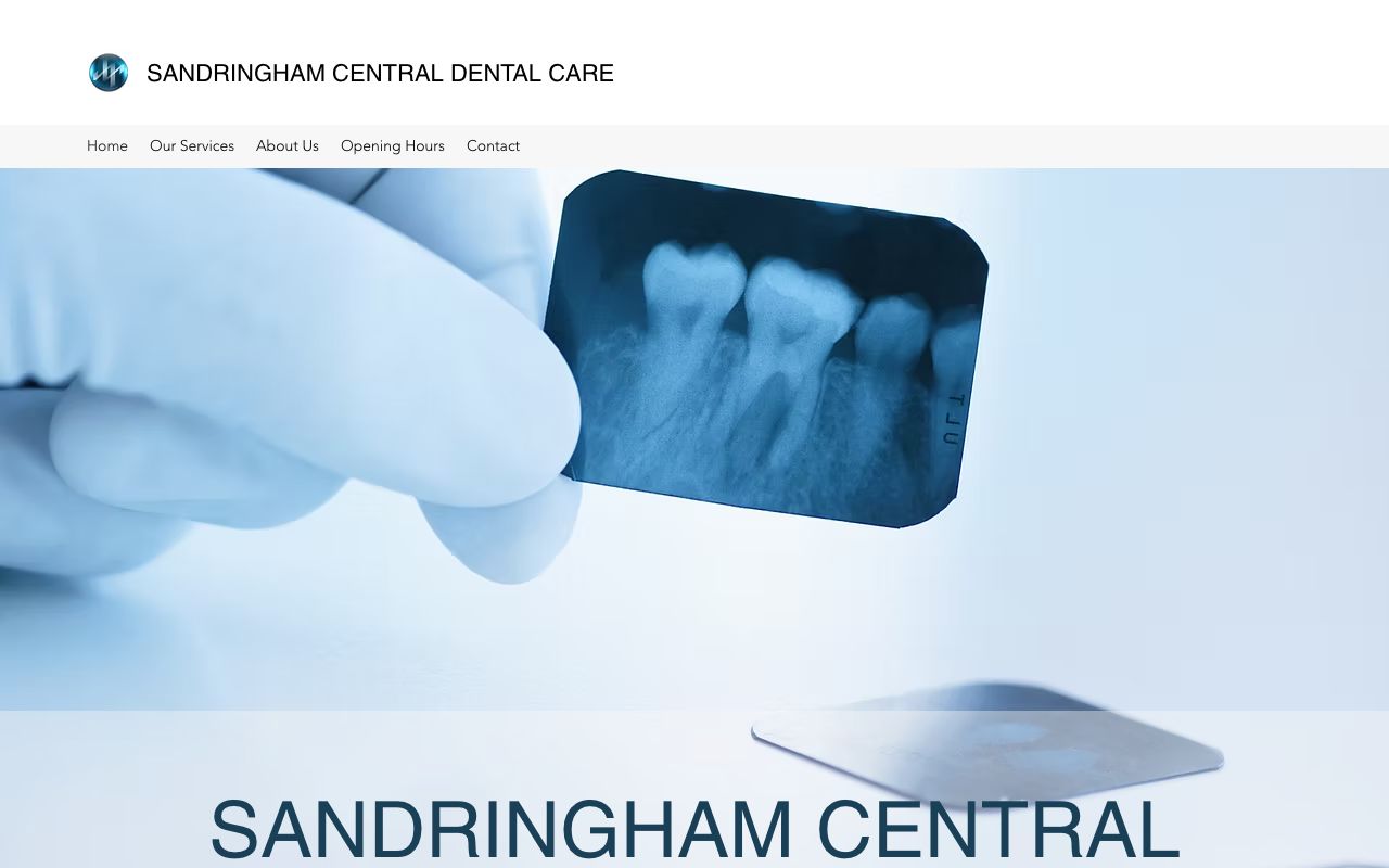 Preview of Sandringham Central Dental Centre's website
