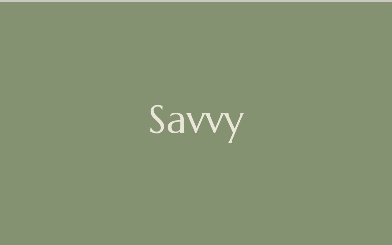 Preview of Savvy Hair's website
