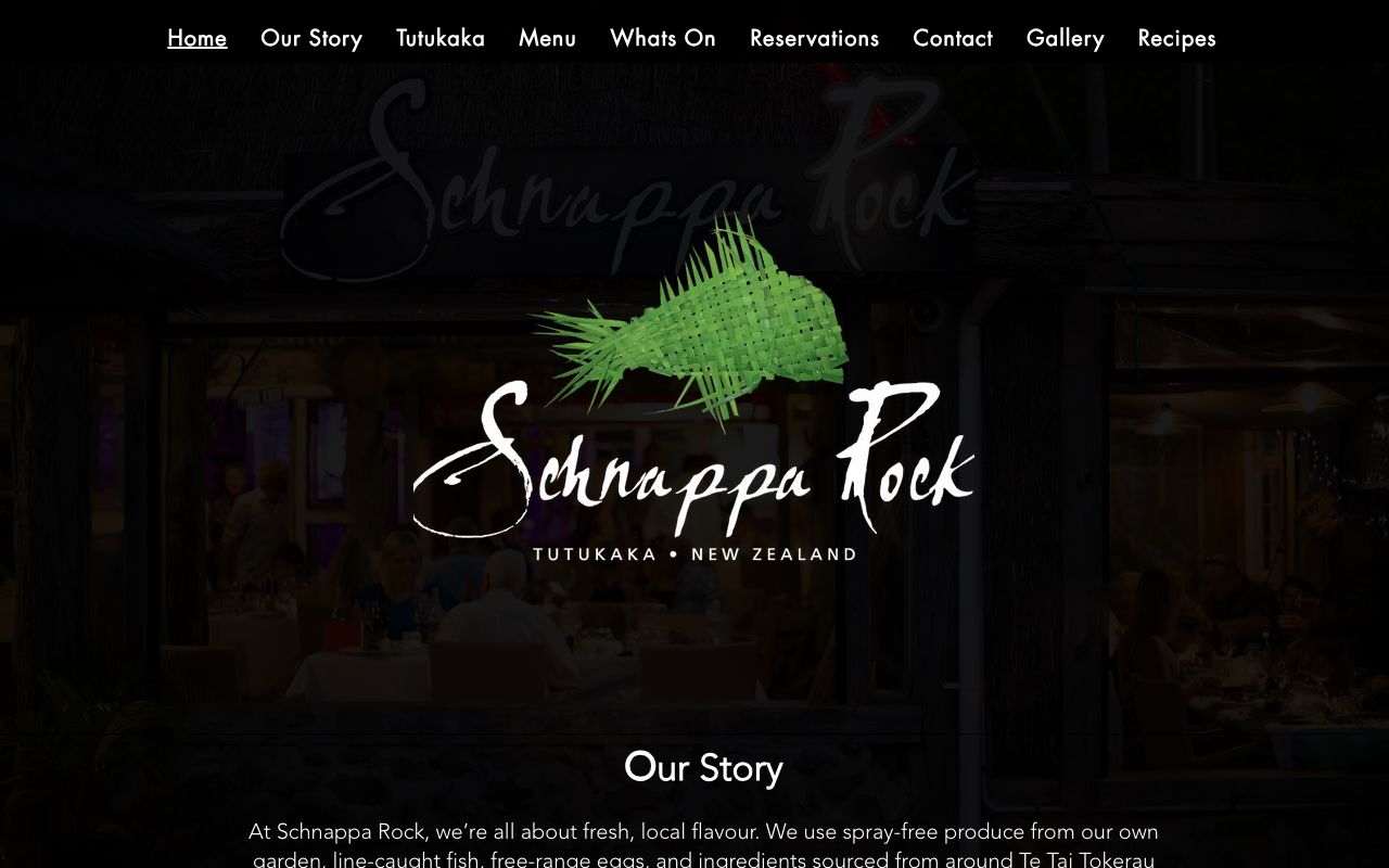 Preview of Schnappa Rock Restaurant & Bar's website