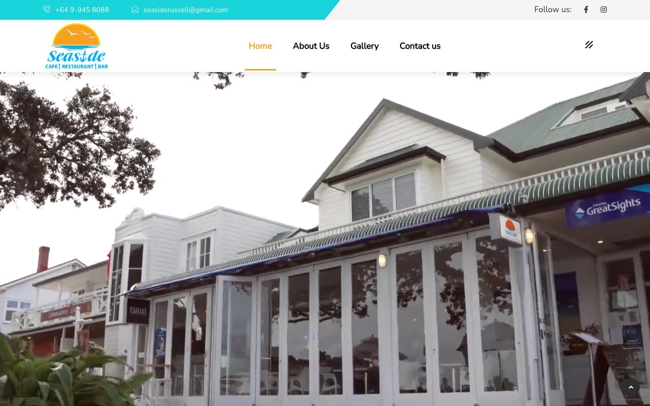 Preview of Seaside's website