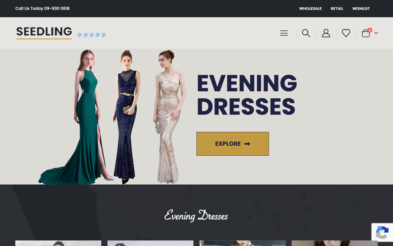 Preview of Seedling's website