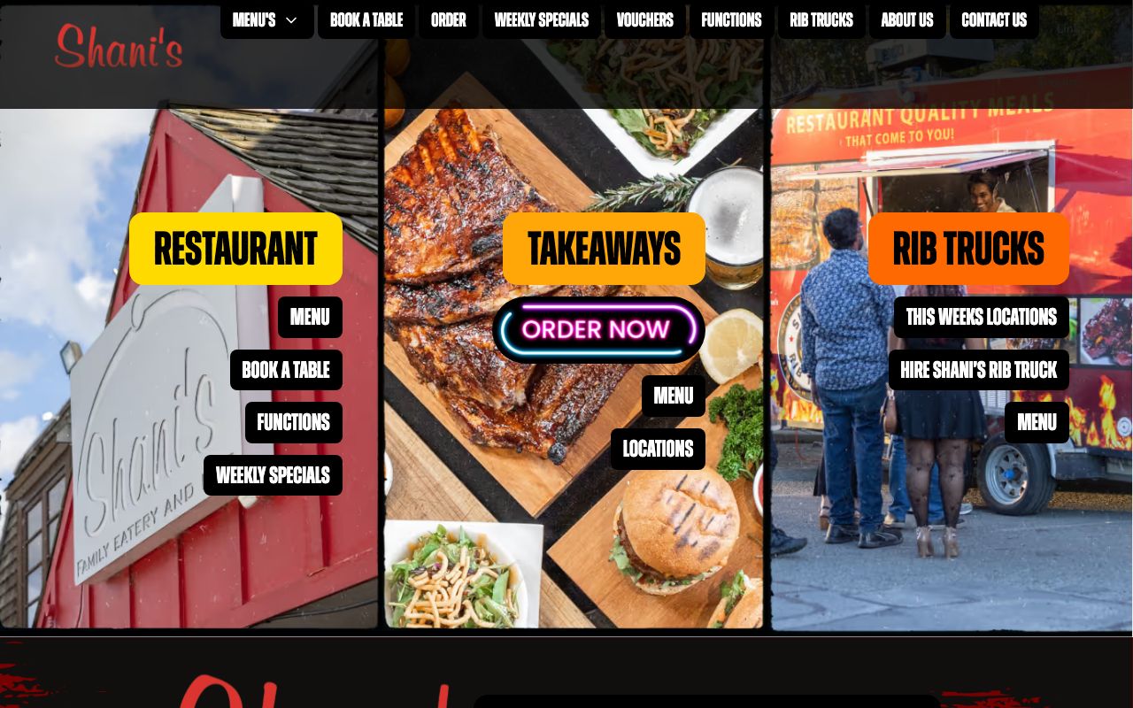 Preview of Shani's's website