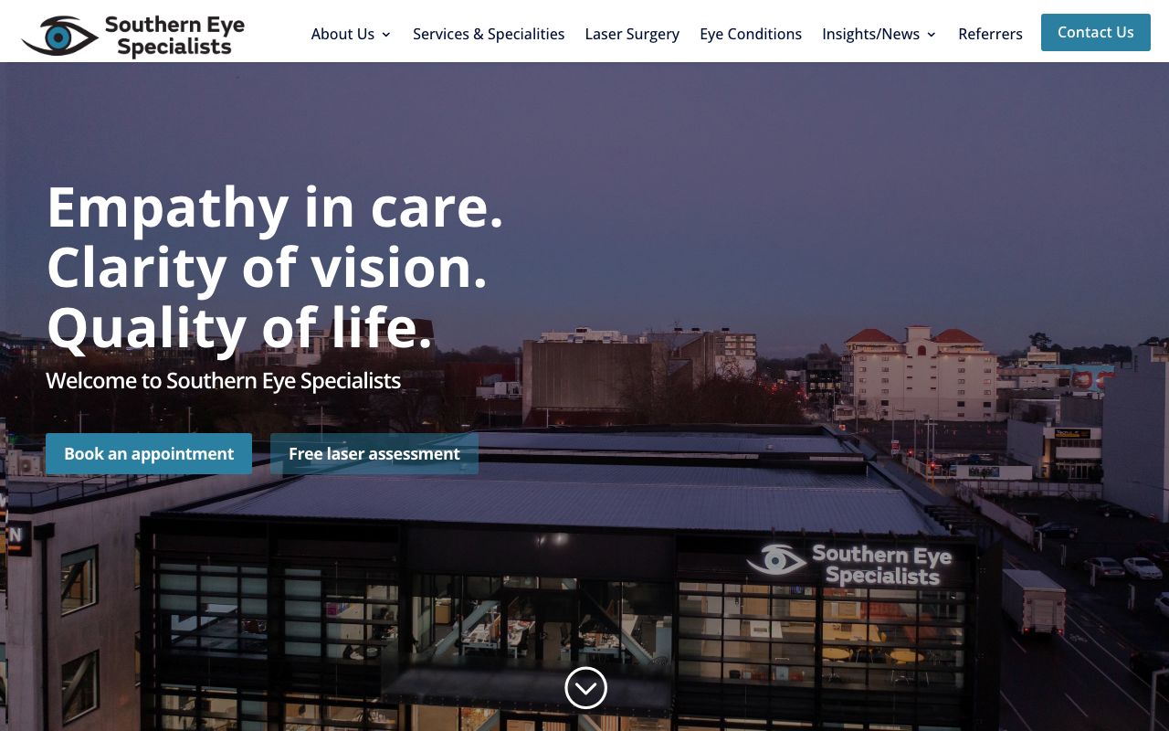 Preview of Southern Eye Speicalists's website