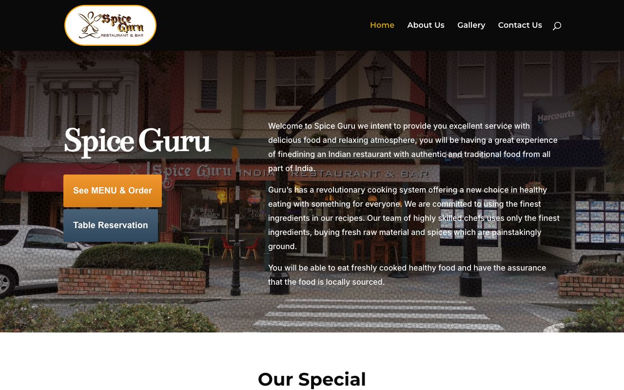 Preview of Spice Guru's website