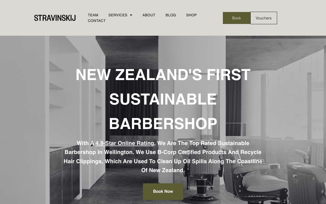 Preview of Stravinskij's website
