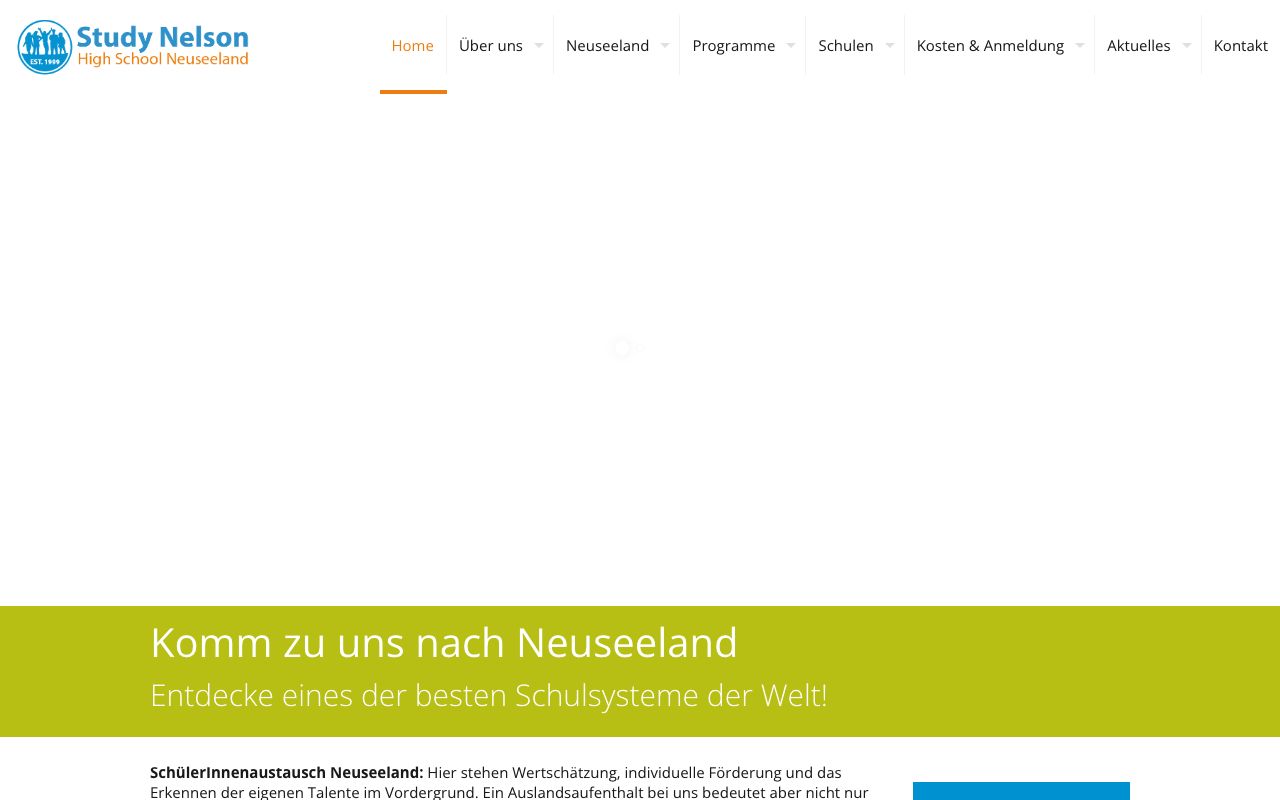 Preview of Study Nelson's website