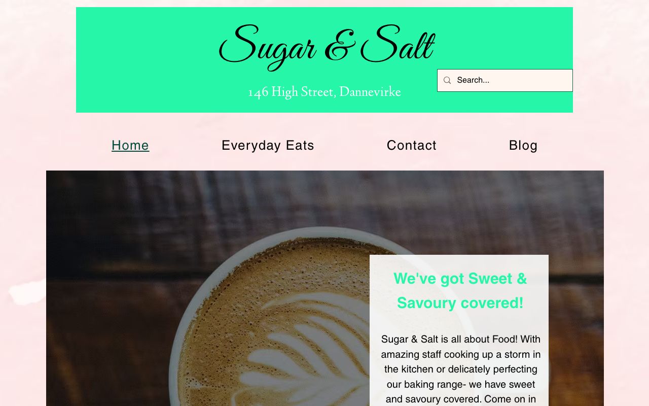 Preview of Sugar & Salt Dannevirke's website