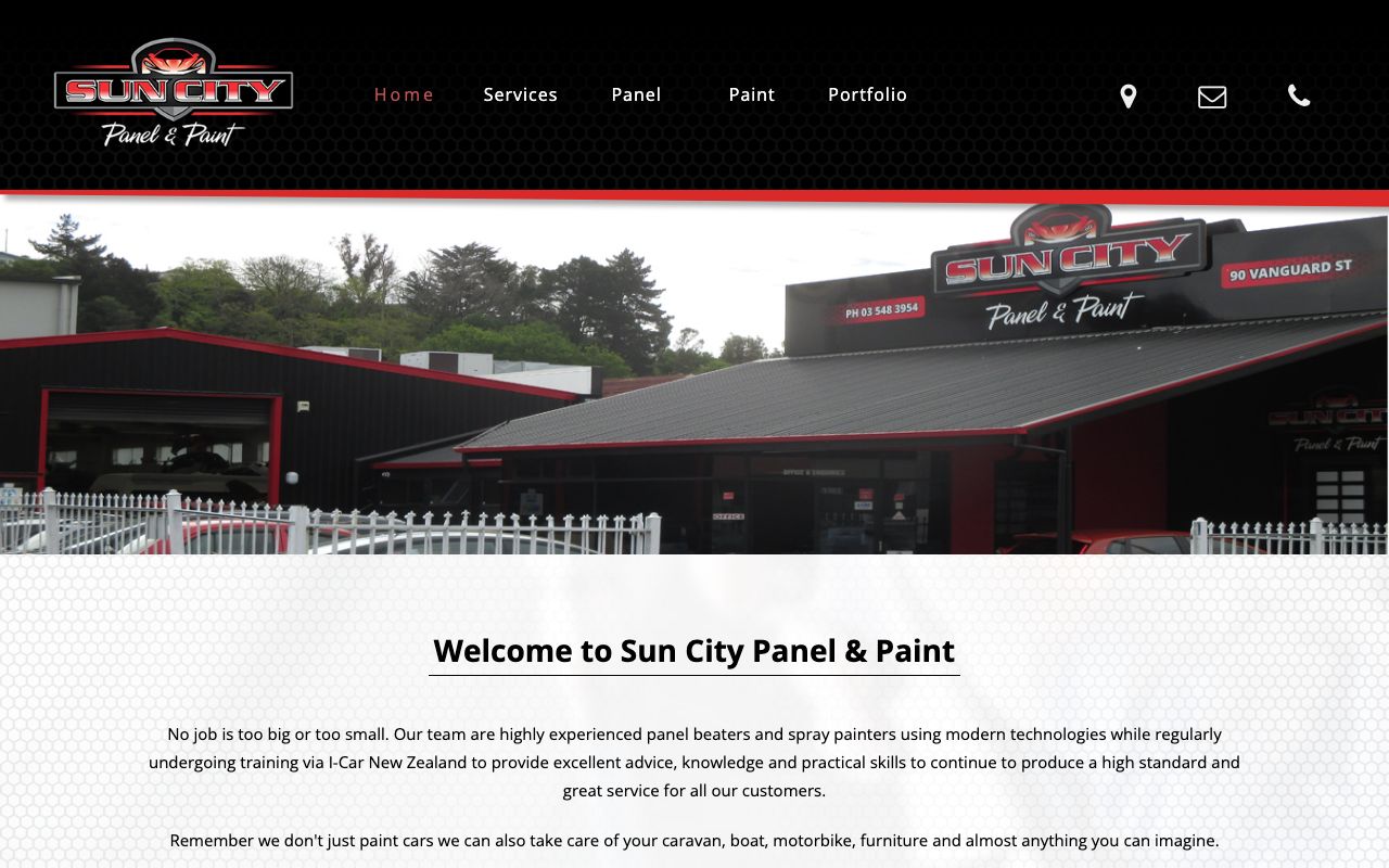 Preview of Suncity's website