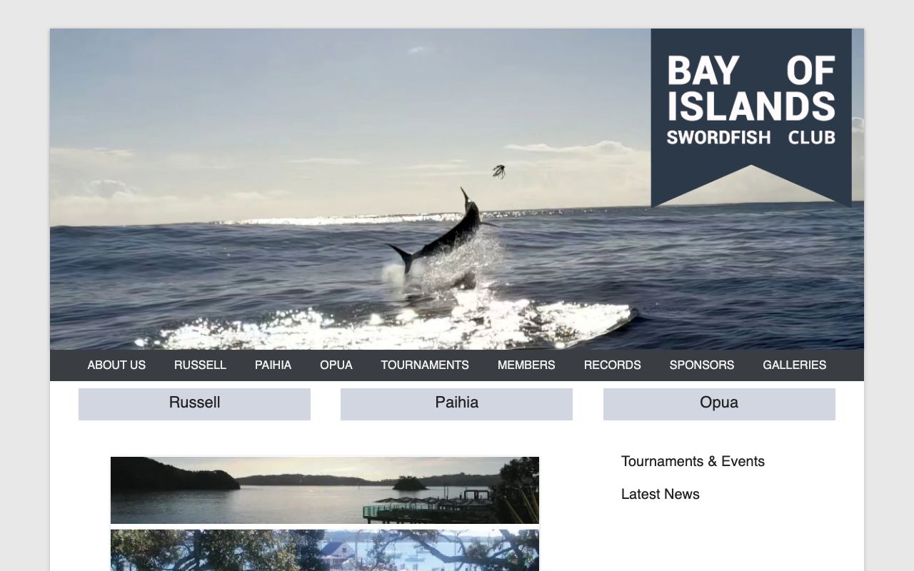 Preview of Swordfish Bar & Bistro's website