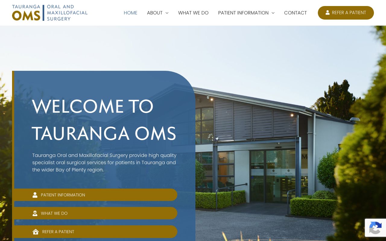 Preview of Tauranga OMS's website