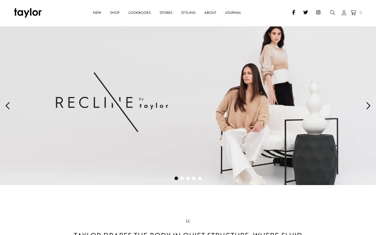 Preview of Taylor's website