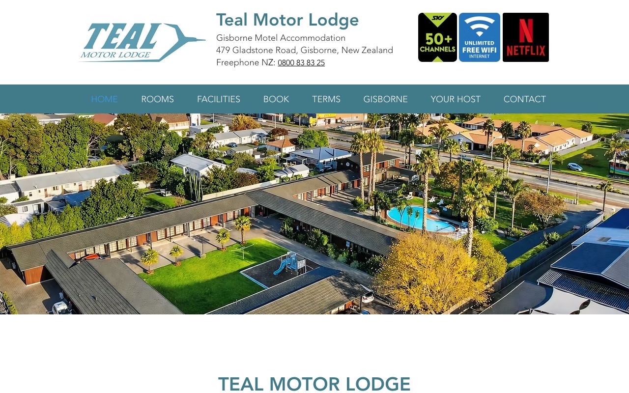 Preview of Teal Motor Lodge's website