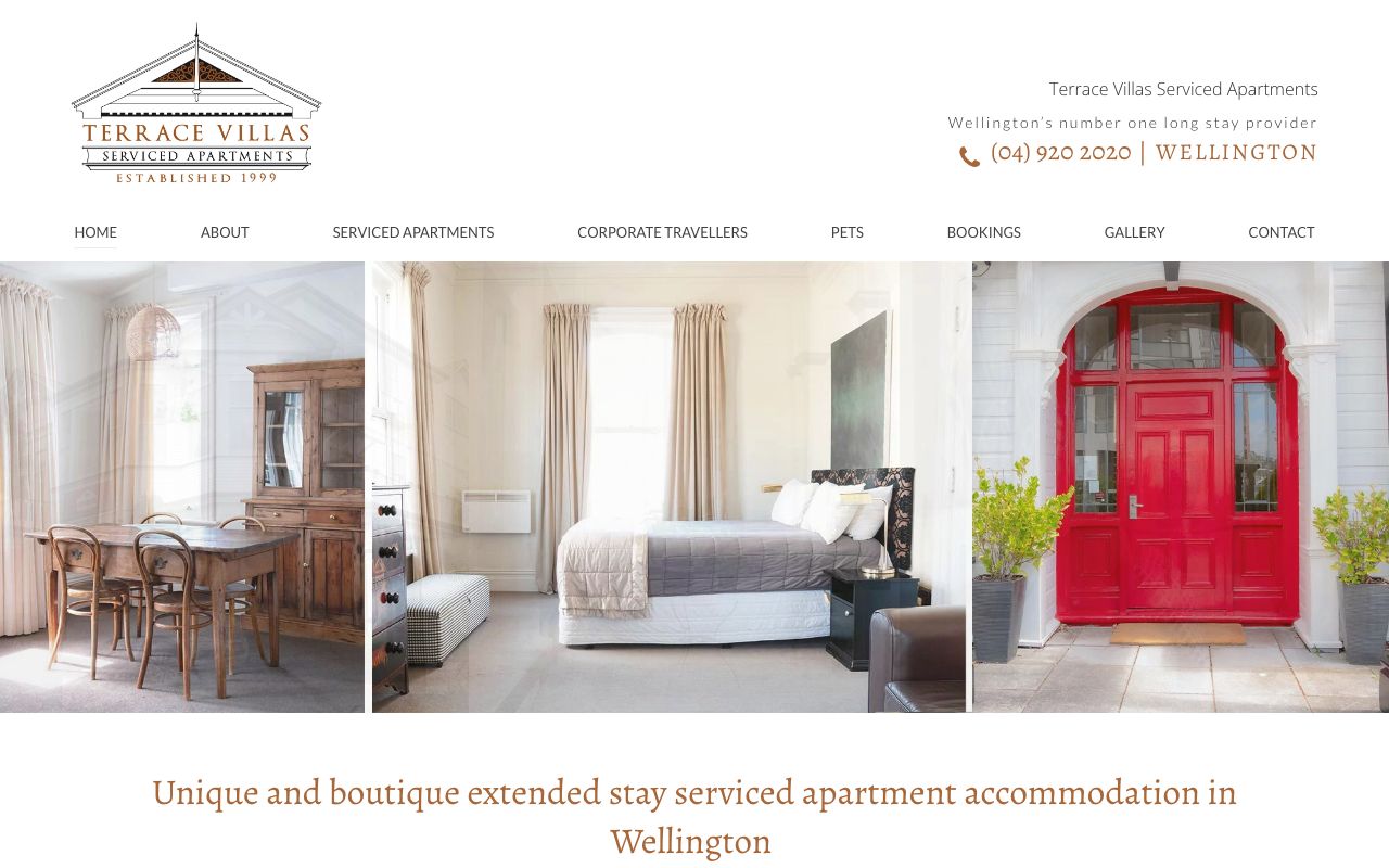 Preview of Terrace Villas's website