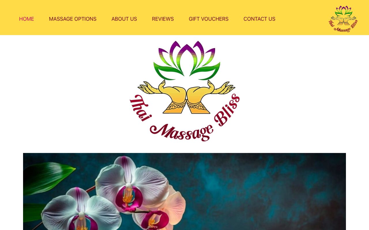 Preview of Thai Massage Bliss's website