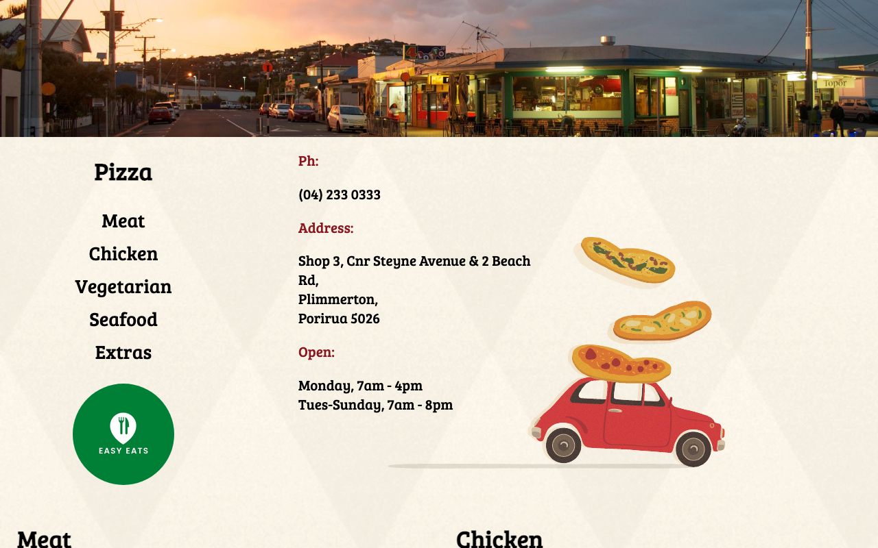 Preview of The Big Salami's website