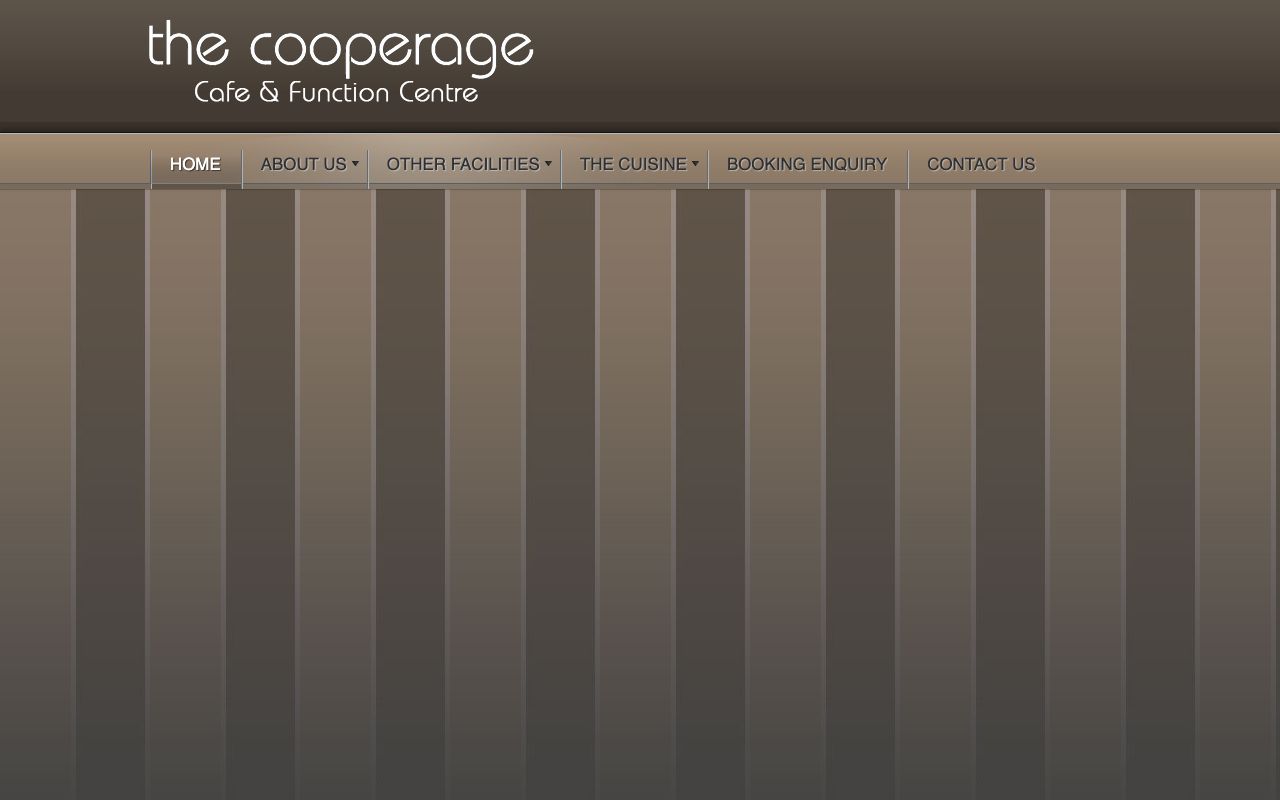 Preview of The Cooperage's website