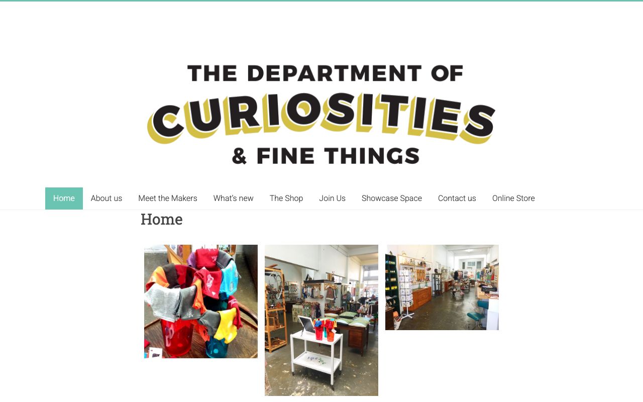 Preview of The Department of Curiosities and Fine Things's website