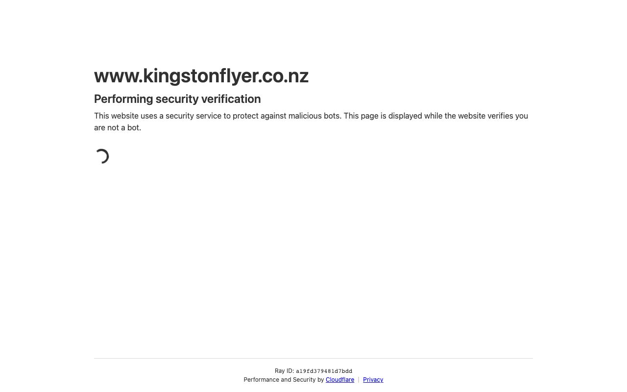 Preview of The Flyer's website