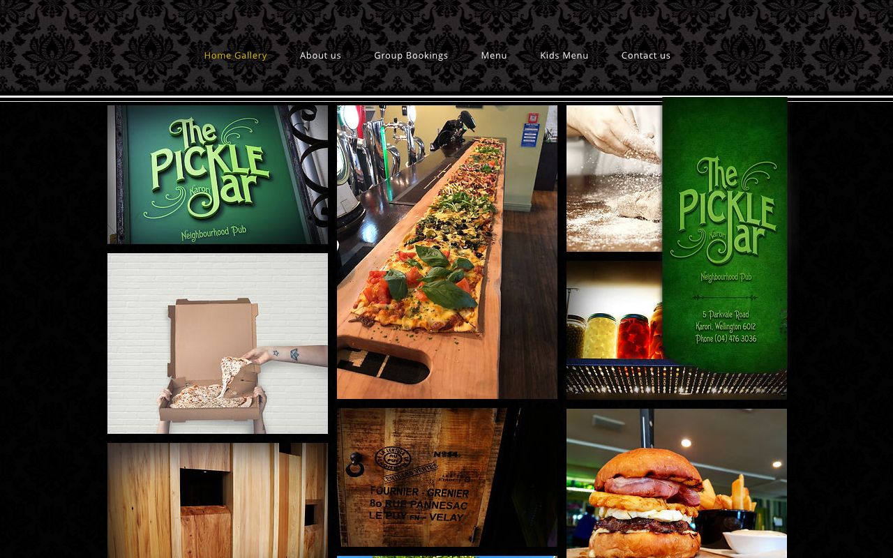 Preview of The Pickle Jar's website