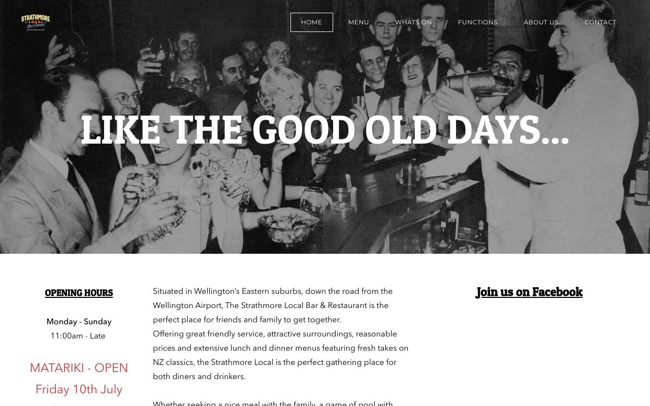 Preview of The Strathmore Local's website