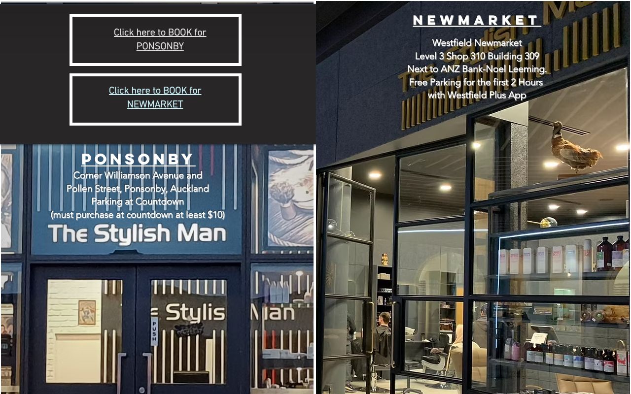 Preview of The Stylish Man's website