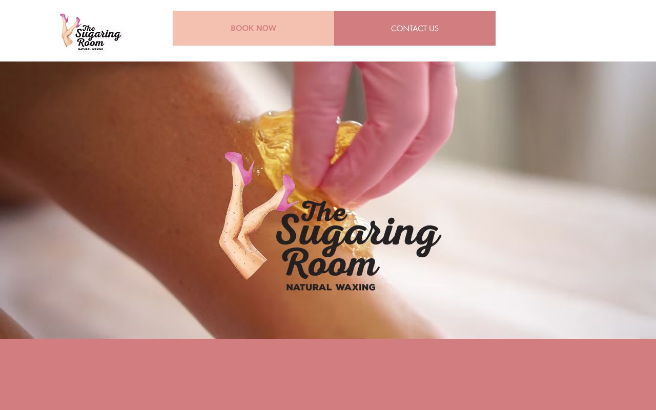 Preview of The Sugaring Room's website