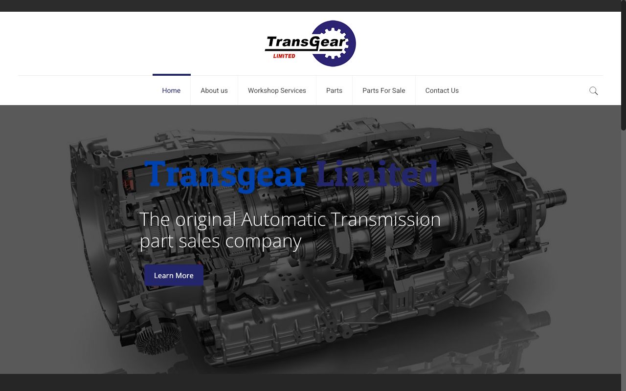 Preview of Transgear's website