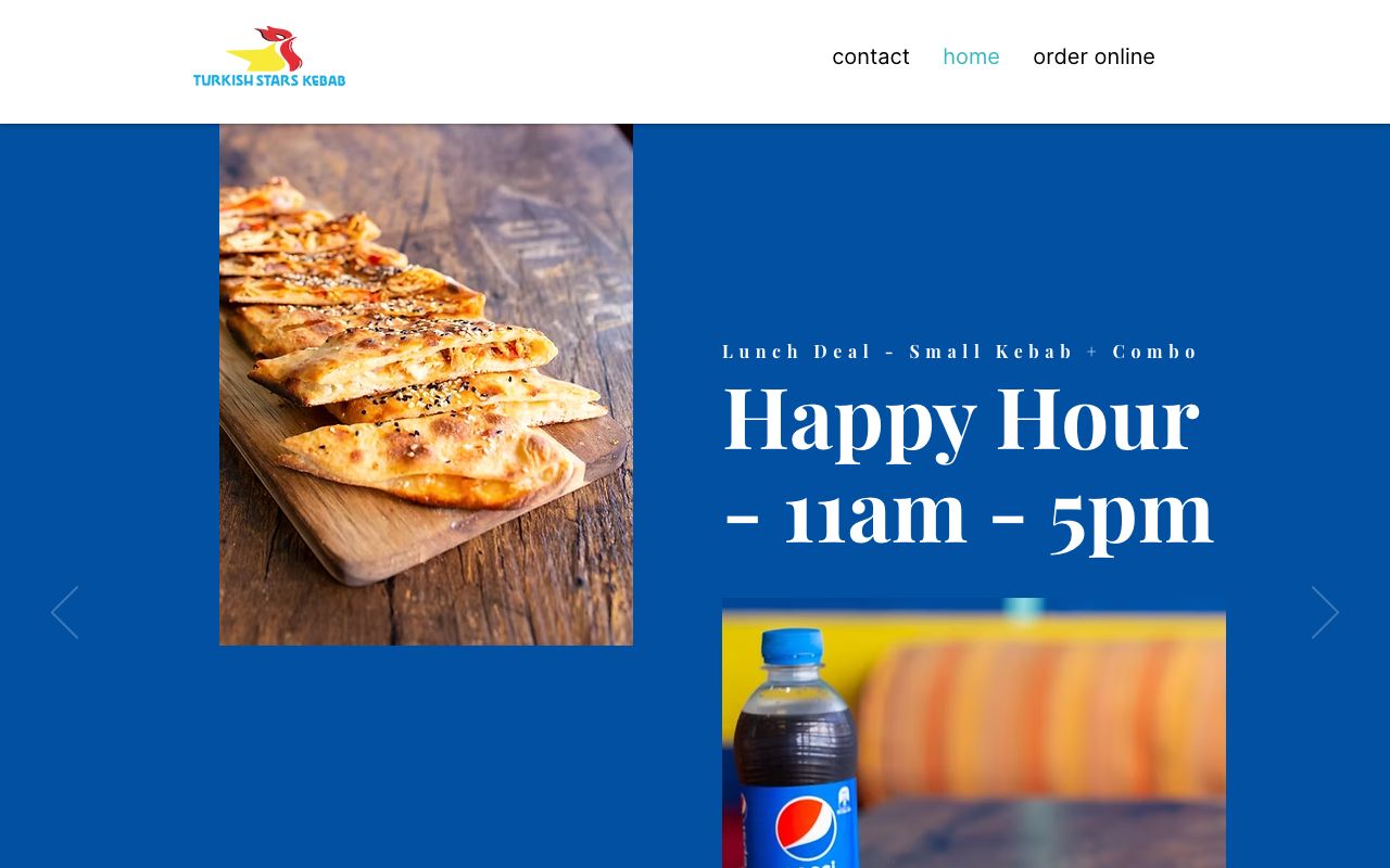 Preview of Turkish Star Kebabs's website