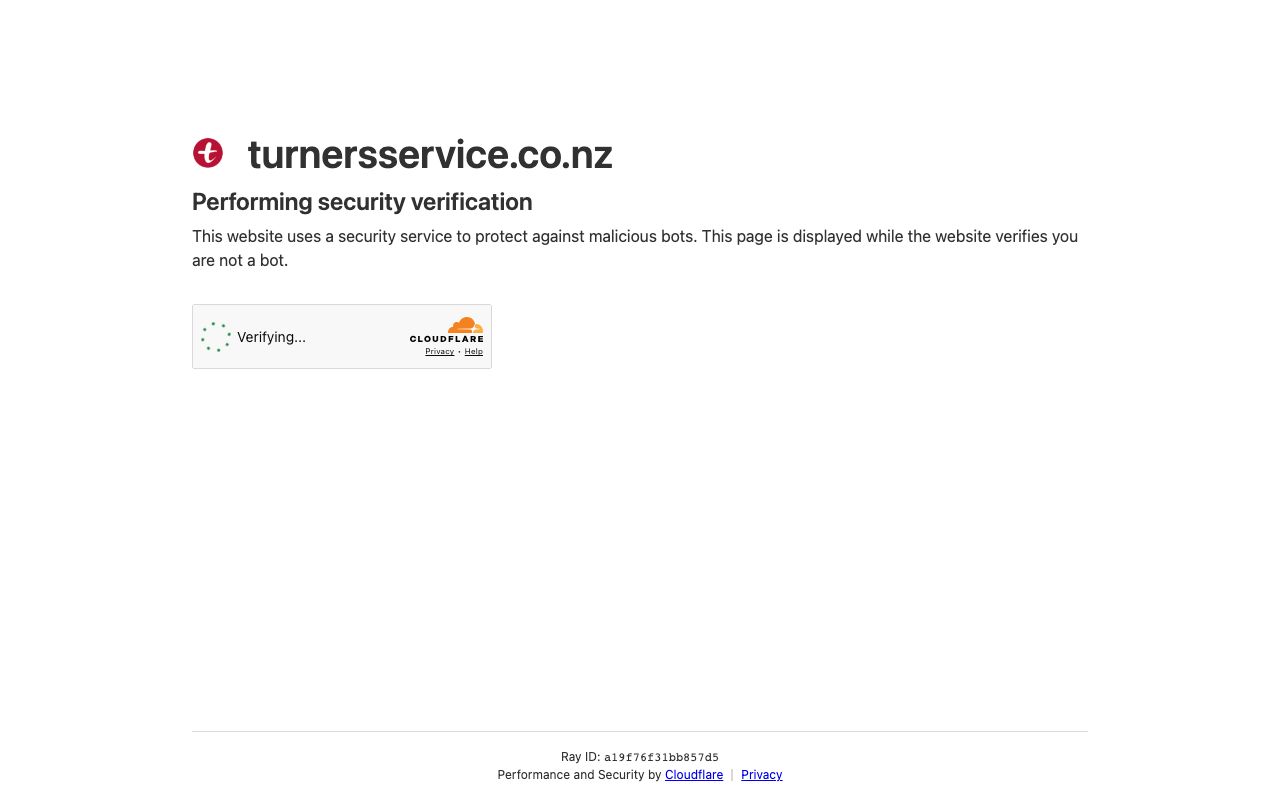 Preview of Turners Servicing & Repairs's website