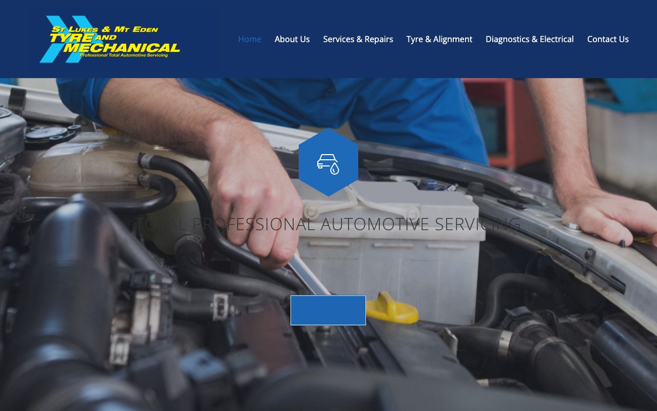 Preview of Tyre & Mechanical's website