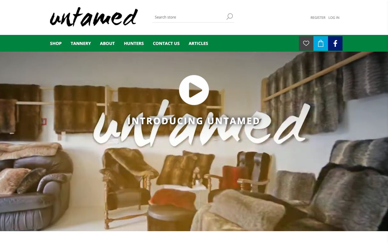 Preview of Untamed Possum Fur's website