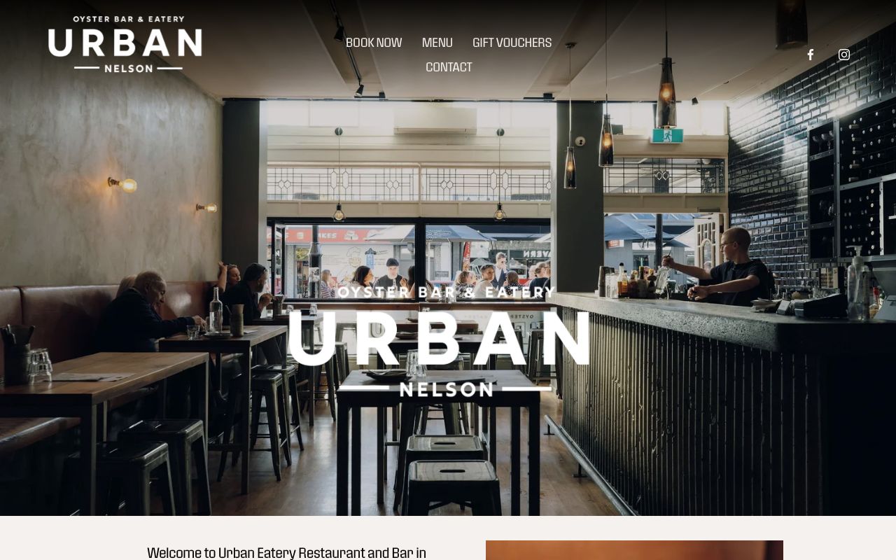 Preview of Urban Oyster Bar & Eatery's website