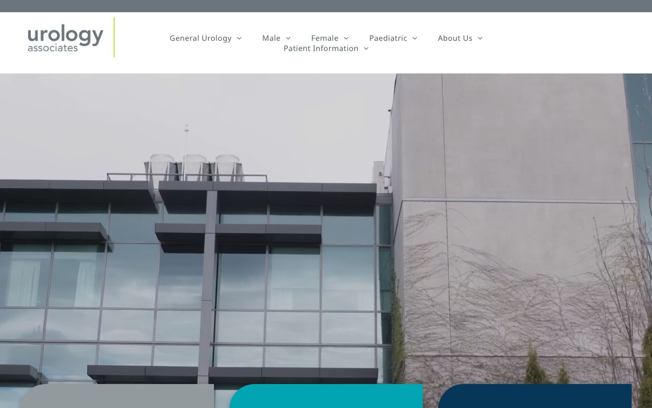 Preview of Urology Associates's website