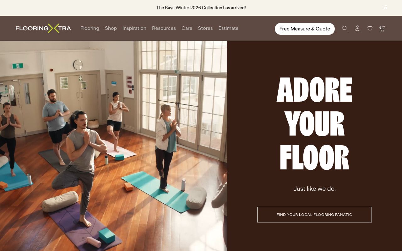 Preview of Van Dyks Flooring Xtra's website