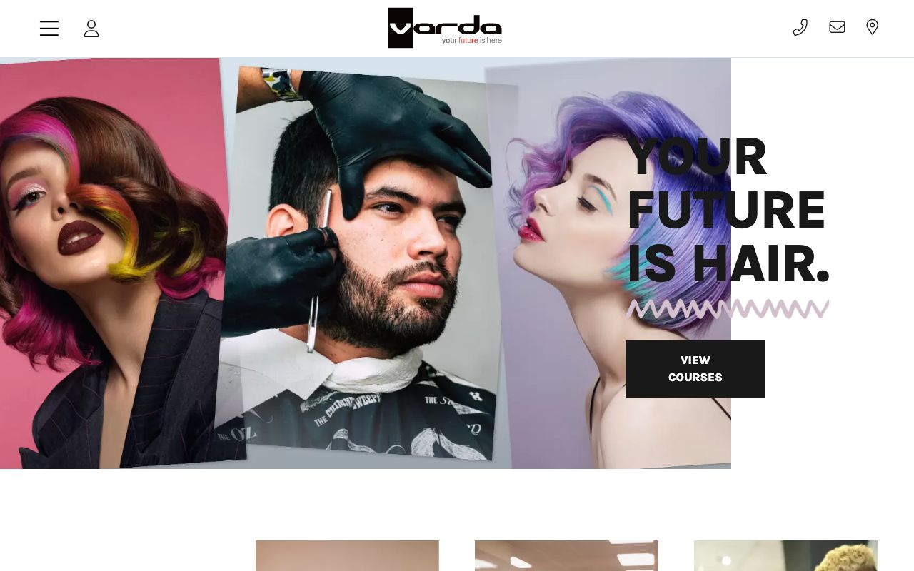 Preview of Varda's website