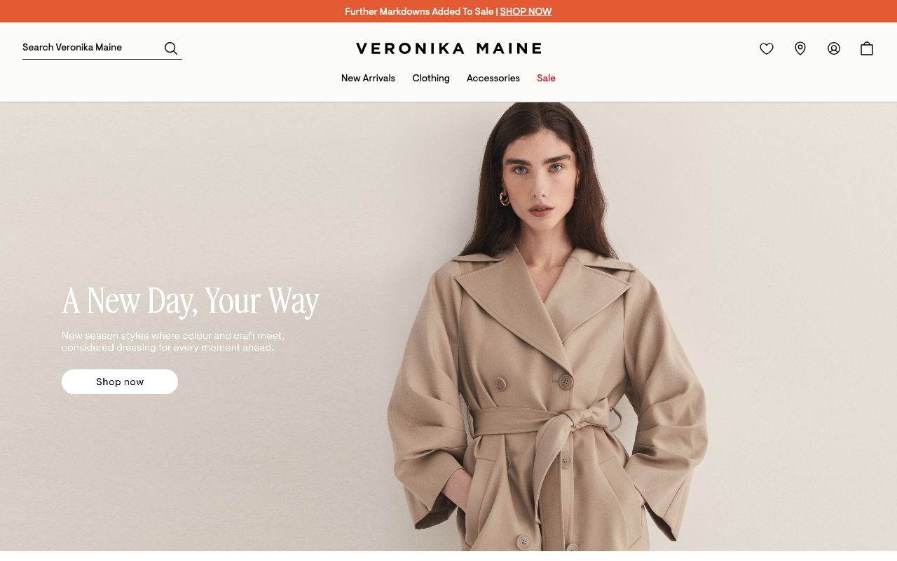 Preview of Veronika Maine's website