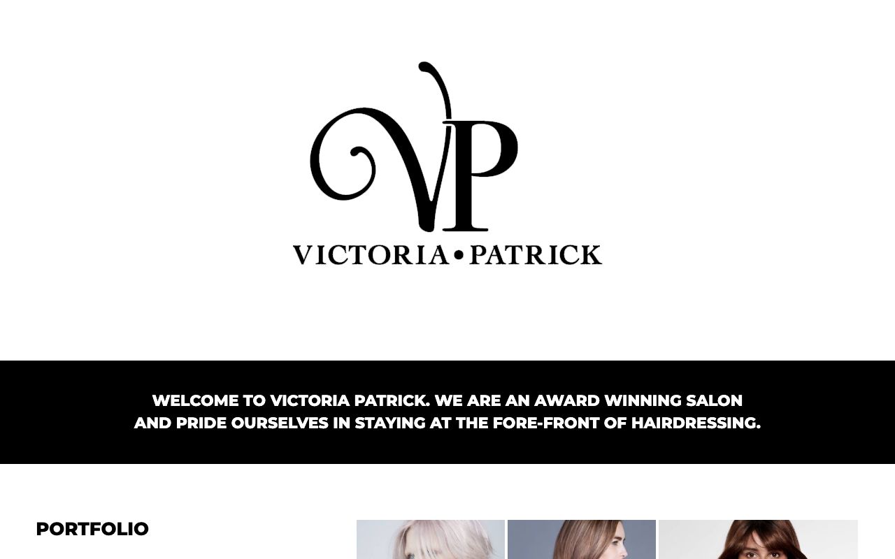 Preview of Victoria Patrick's website